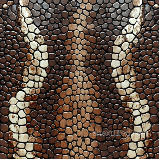 Reptile Skin Texture Featuring Distinctive Organic Scale Patterns and Realistic Tonal Var… seamless Skin PBR texture