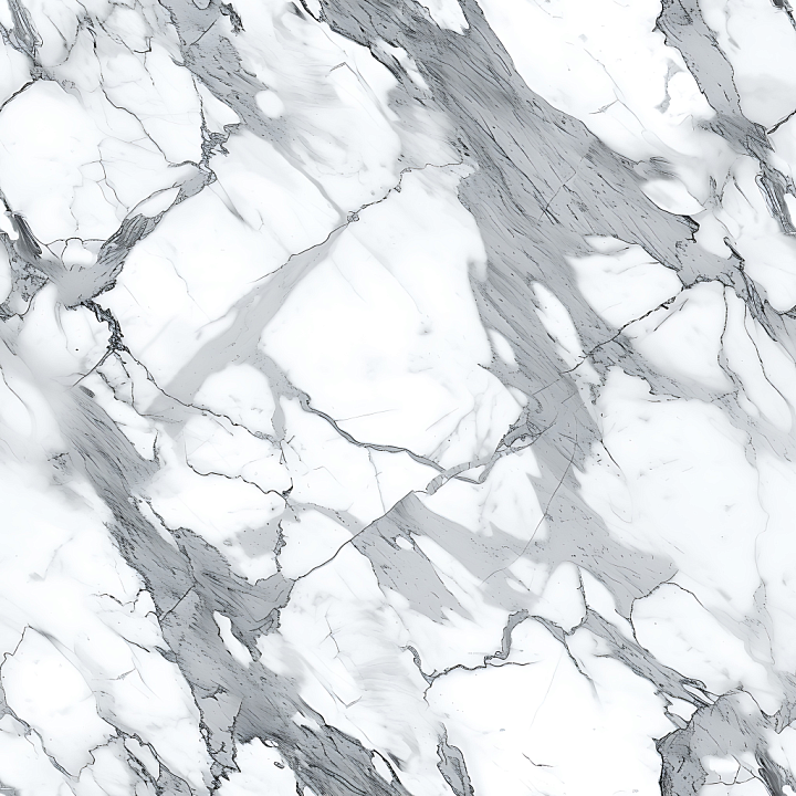Carrara White Marble Featuring Bold gray Veins seamless PBR texture preview