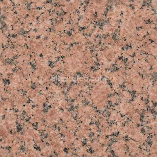 Seamless 8K pink granite 3d texture pbr with granite tonal variation and granite feldspar mineral veins