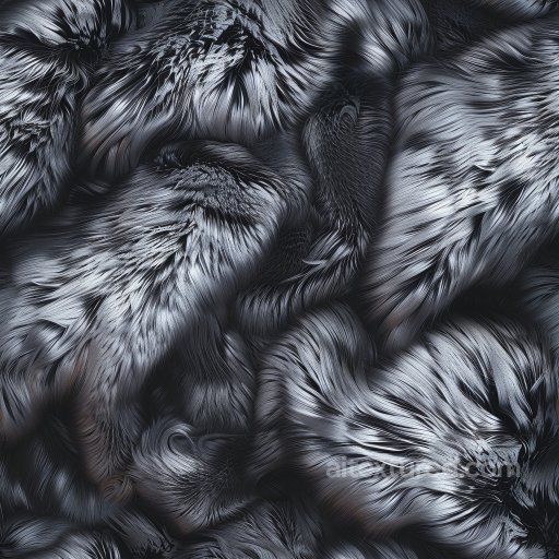 Glossy Black Synthetic Leather PBR Texture with Dynamic Flowing Grain seamless Leather PBR texture