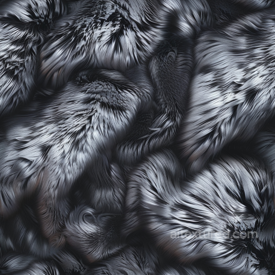 Glossy Black Synthetic Leather PBR Texture with Dynamic Flowing Grain Leather texture preview
