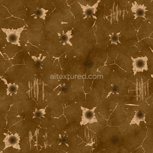 Highly Worn Chesterfield Leather Sofa Texture | Free PBR