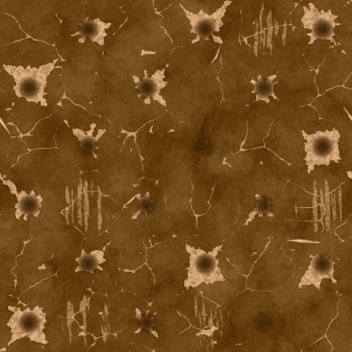 Highly Worn Chesterfield Leather Sofa seamless PBR texture preview