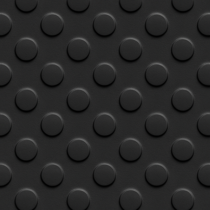 Tactile Plate Circular Bumps On Matte Black Injection Molded Thermoplas… seamless PBR texture preview