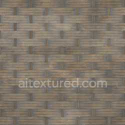 seamless Wicker Woven Natural Textured Pattern Seamless Brown Fiber Craft Decor texture 8k free download PBR