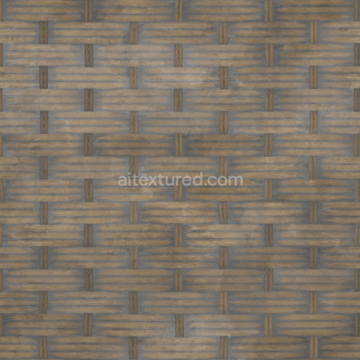 Wicker Woven Natural Textured Pattern Seamless Brown Fiber Craft Decor