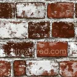 seamless Seamless 3D PBR cracked brick wall texture with chipped paint and weathered mortar texture 8k free download PBR