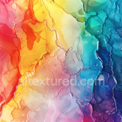 seamless Seamless 3D Alcohol Ink PBR Texture Featuring Vibrant Rainbow Fluid Waves and Translucent Layers texture 8k free download PBR