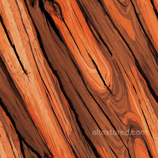 Rustic Reddish Wood Planks Seamless Texture with Distinct Grain seamless Wood PBR texture