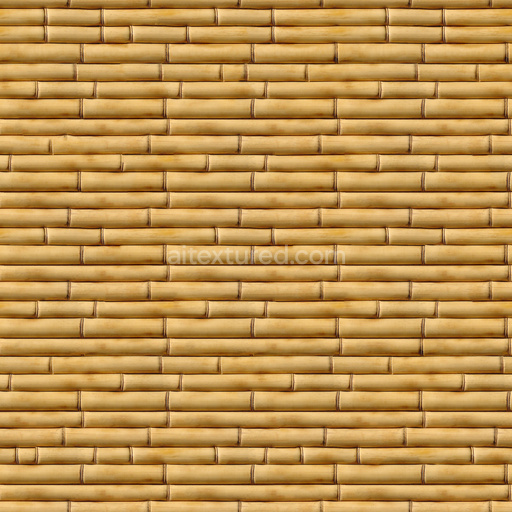 Seamless Bamboo Wall by Share Textures – PBR 3D Texture (8K ready)