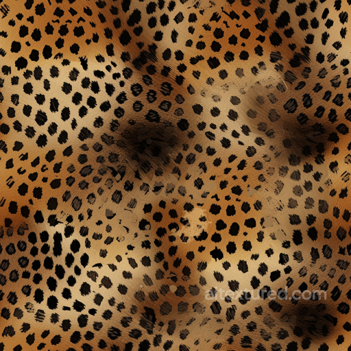 Leopard Print Fabric Texture with Realistic Fur Detail seamless Leopard Print PBR texture