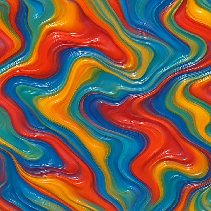 Glossy Paint seamless PBR texture preview