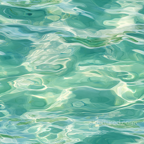 Clear Shallow Water Seamless Texture with Subtle Caustic Highlights Water texture preview