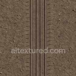 seamless Seamless 3d texture pbr 8k slick tire track on asphalt print with linear pattern and compacted soil effects texture 8k free download PBR