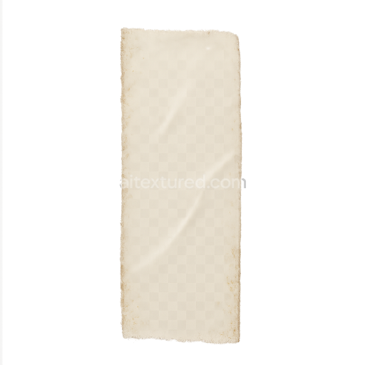 Yellowed Transparent Tape with Soft Edges