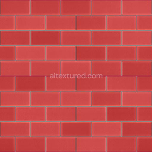 Tiles Smooth Red Glossy Seamless Tileable Pbr Modern Interior Reflective