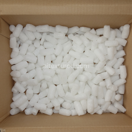 Preview — White Plastic Packing Peanuts Texture for PBR 3D Applications