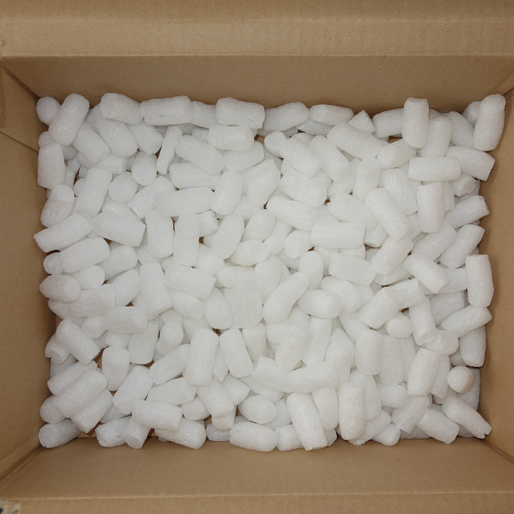 White Plastic Packing Peanuts for Applications seamless PBR texture preview