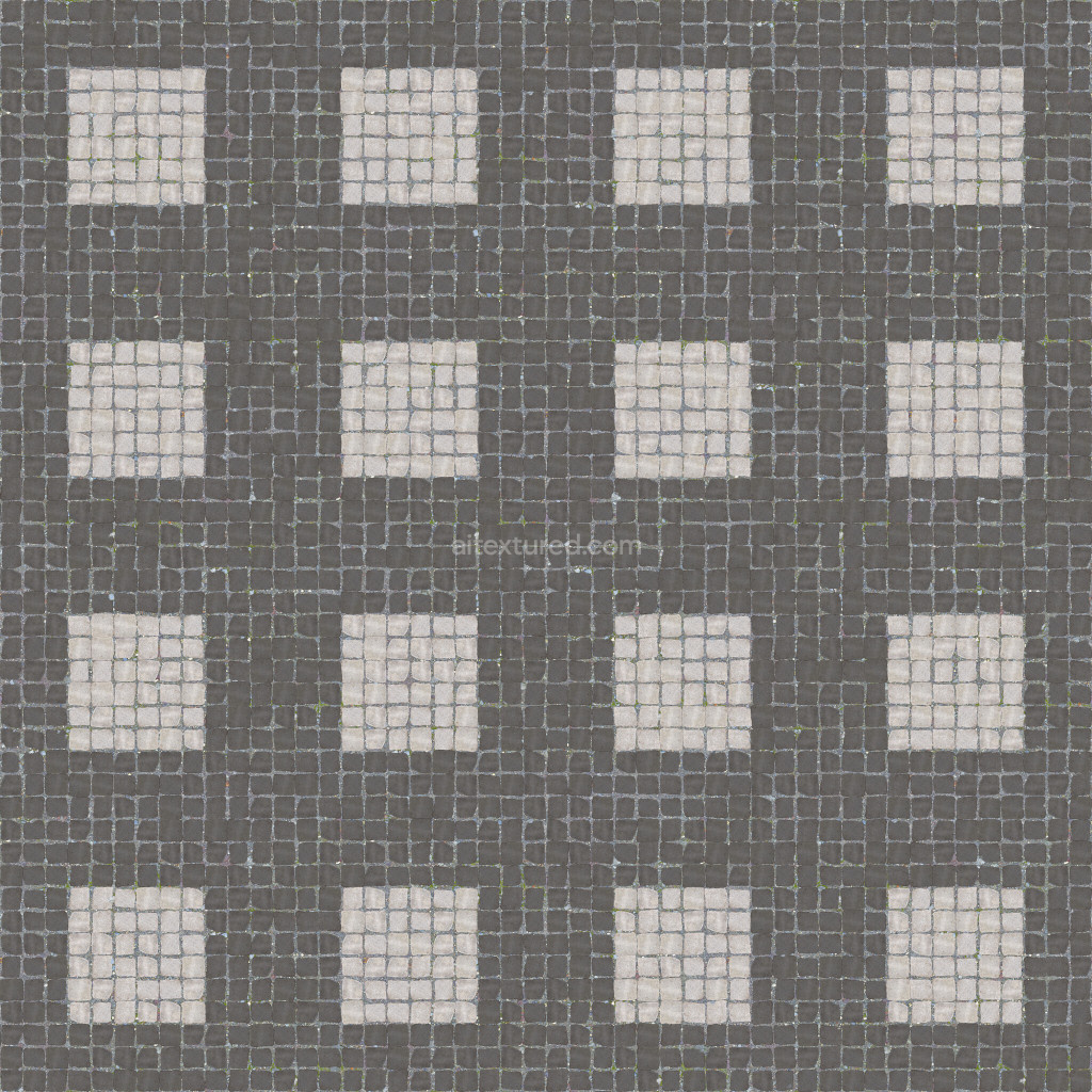 Seamless paving stones texture with a detailed design
