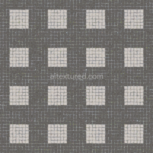 Paving Stones Tileable Seamless Pbr Texture Basecolor Normal Roughness Height
