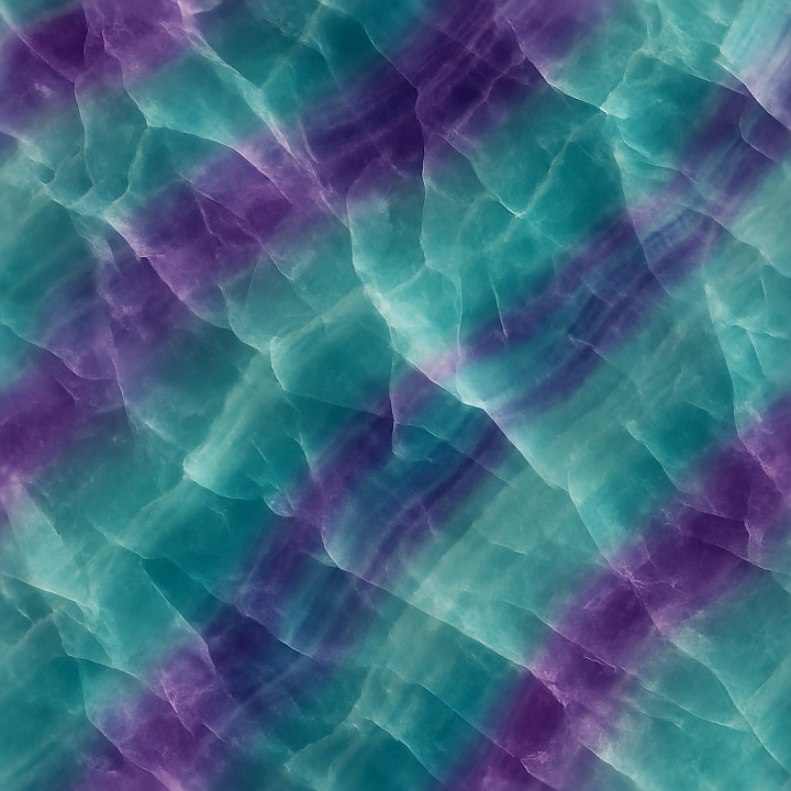 Fluorite Color Zoning Translucent Crystal Natural Crystal seamless PBR texture preview