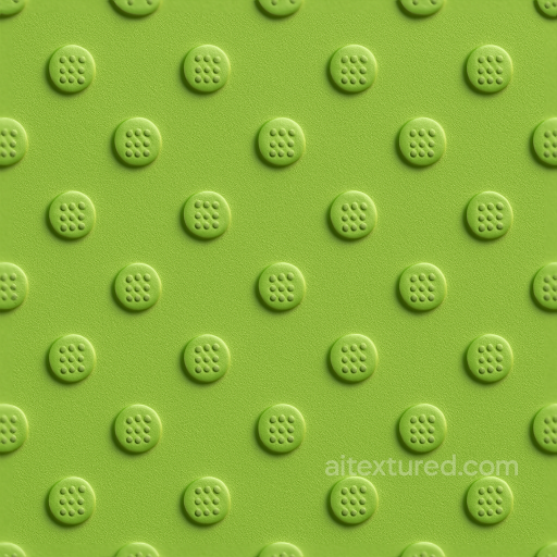 Tactile Plate With Braille Dots On Matte Surface And Safety Green Hue seamless Tactile Plate PBR texture