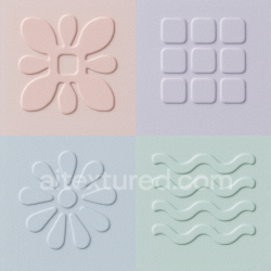 seamless Seamless 3d texture pbr 8k embossed patterns furniture plastic surface with pastel palette texture 8k free download PBR