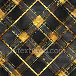 seamless Seamless 3D PBR Plaid Texture Featuring Black Background with Golden Geometric Lines texture 8k free download PBR