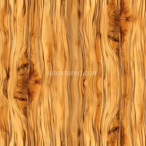 Seamless 3D Light Pine Wood PBR Texture with Knots and Fine Grain