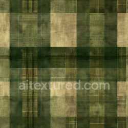 seamless Seamless 3D PBR Texture Featuring Green and Beige Woven Plaid Pattern texture 8k free download PBR
