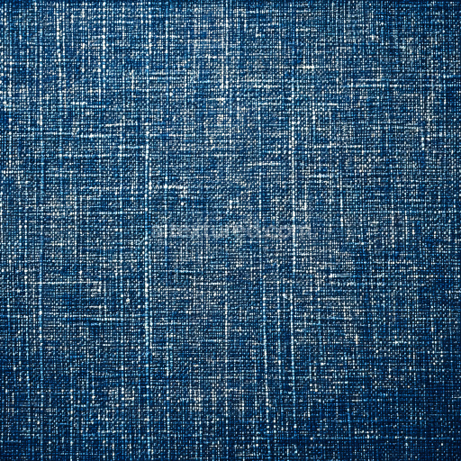 Seamless 3D Cracked Denim PBR Texture with Intricate Blue and White Weave