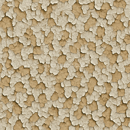 Patterned Peeling Paint Texture Seamless 1024X1024