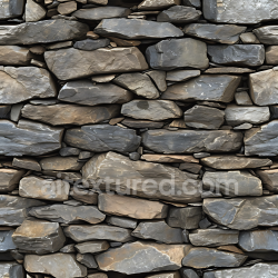 seamless Seamless Weathered Stone Wall 3D PBR Texture with Natural Layered Stones texture 8k free download PBR
