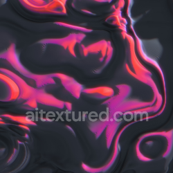seamless Seamless Plastic PBR Texture Featuring Neon Pink and Black Abstract Glow texture 8k free download PBR