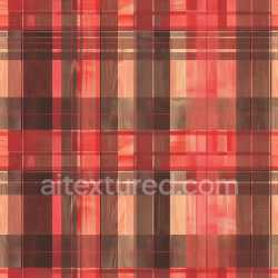 seamless Seamless 3D PBR Plaid Fabric Texture with Warm Red and Brown Hues texture 8k free download PBR