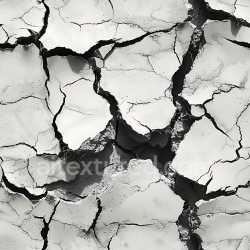 seamless Seamless 3D PBR cracked plaster texture featuring deep fractures and peeling layers texture 8k free download PBR