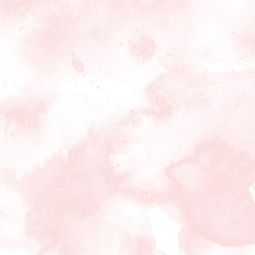 Seamless 3D PBR Texture with Soft Pink Watercolor Wash and Organic Splotches