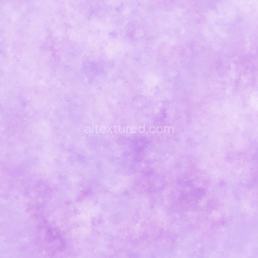 Seamless 3D PBR Watercolor Texture in Soft Lavender Pastel Tones