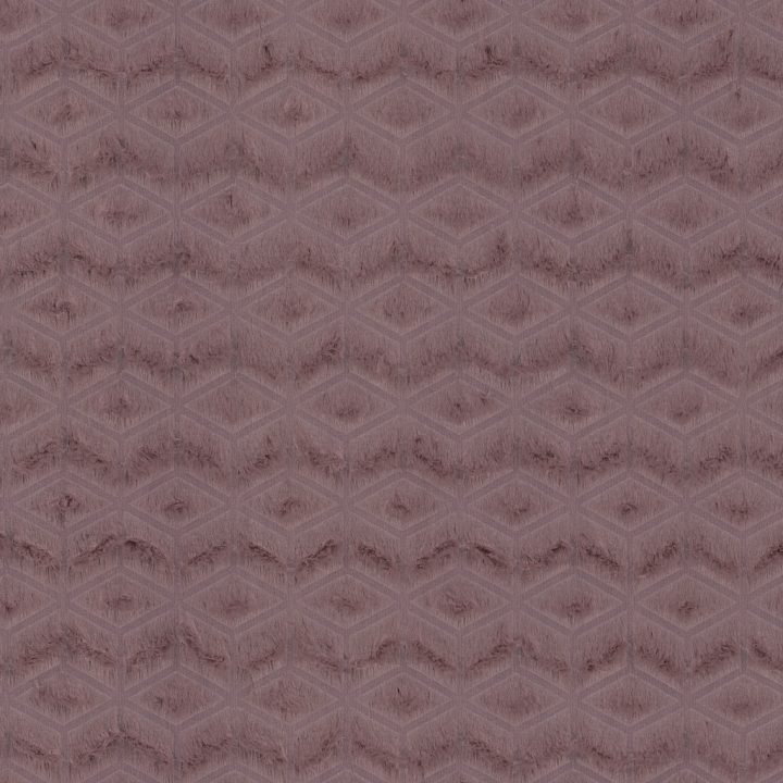 Faux Fur Geometric - Fabric Blanket Geometric Geometric Diamond Plush seamless PBR texture preview
