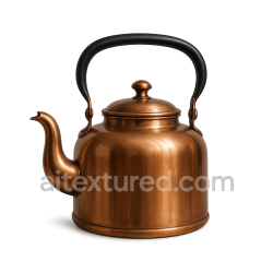 seamless Classic Copper Kettle texture 8k free download PBR
