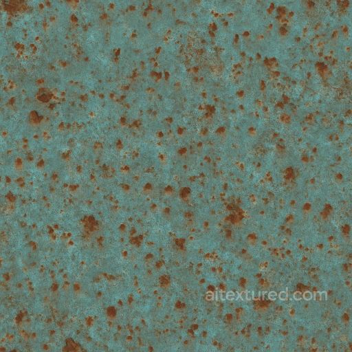 Oxidized Copper Surface With Aged Patina Surfaces, smooth, rough texture preview