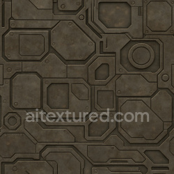 seamless Aged Futuristic Panel Texture Seamless 1024X1024 texture 1024x1024 free download PBR
