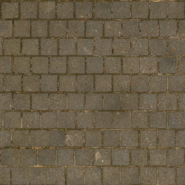 Gray Concrete Cobblestone seamless PBR texture preview
