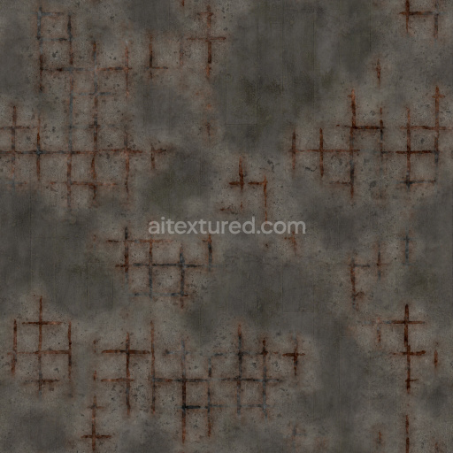 Concrete Seamless Pbr Tileable Rough Dark Industrial Urban Weathered Gritty