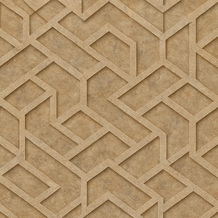 Natural Geometric Pattern seamless PBR texture preview