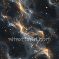 seamless Seamless 3D Space PBR Texture Featuring Glowing Nebula and Starfield texture 8k free download PBR