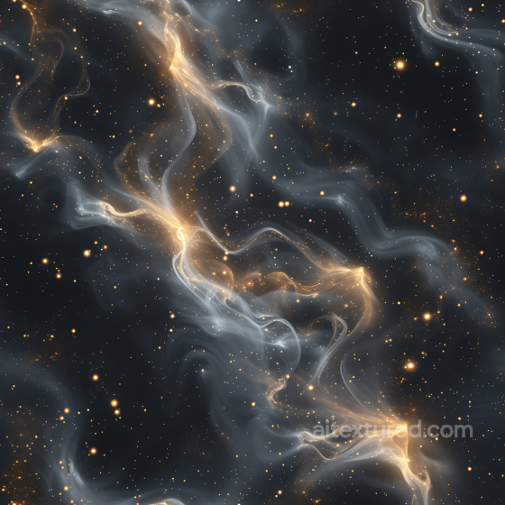 Space PBR Texture Featuring Glowing Nebula and Starfield Star, space, planets texture preview