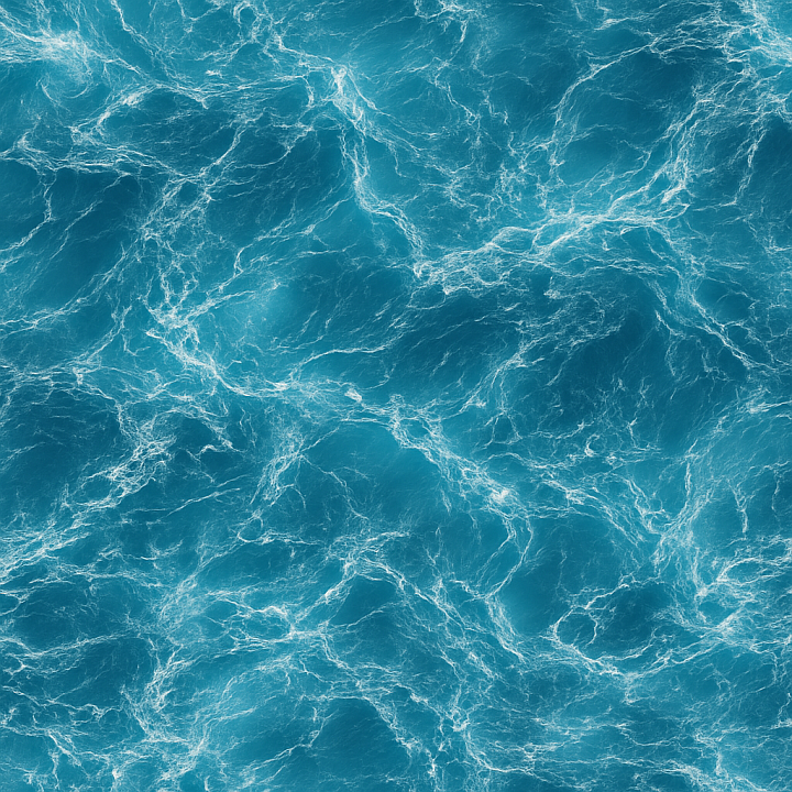 Detailed Ocean seamless PBR texture preview