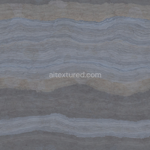 Travertine Stone Natural Seamless Pbr Texture Blue