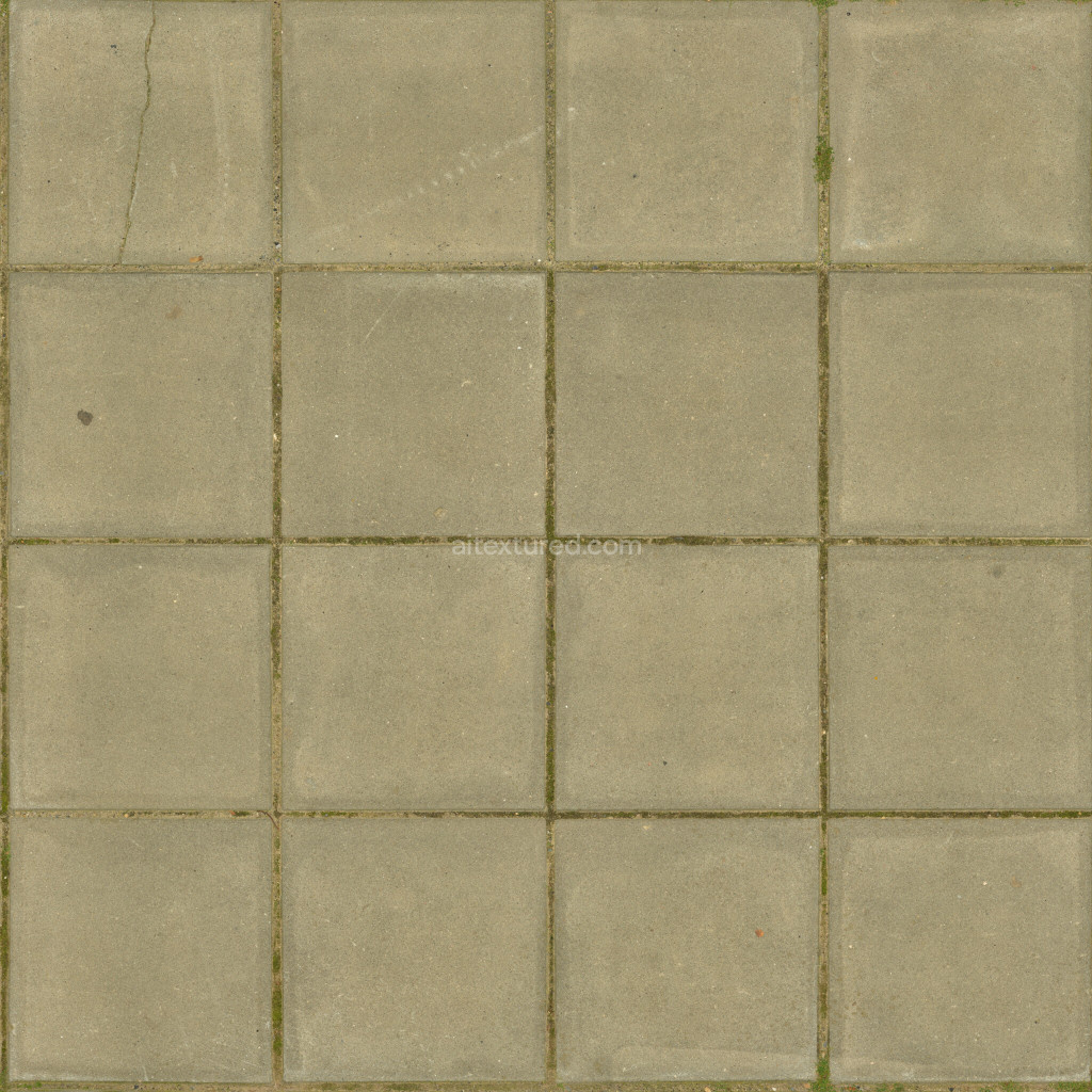 Seamless paving stones texture with detailed surface